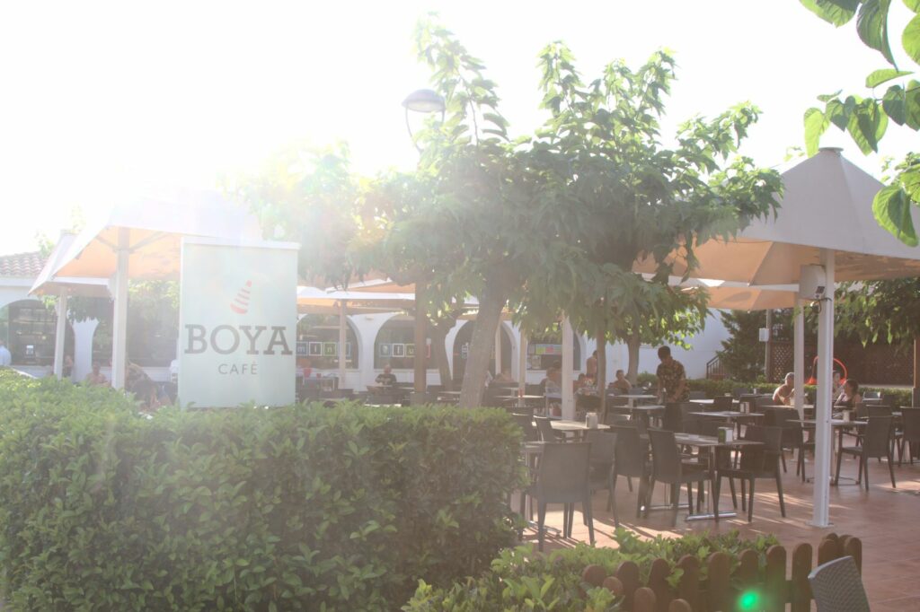 Cafe Boya auf dem Campingplatz Las Palmeras in Tarragona