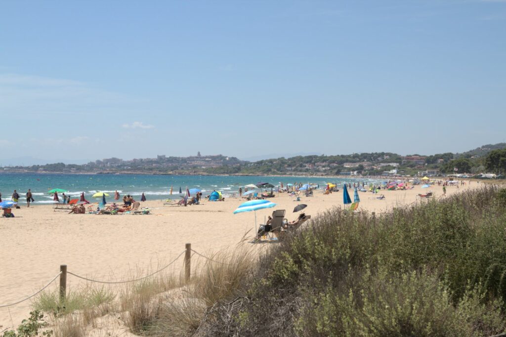 Strand am Campingplatz Las Palmeras in Tarragona